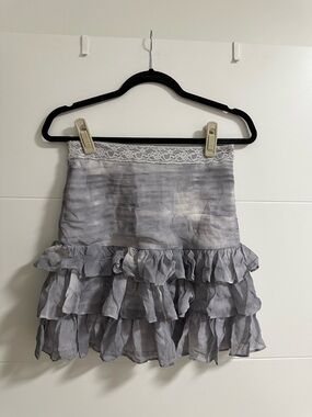 LoveShackFancy Silk Effie Mini Skirt